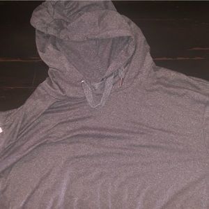 Orange Kiss Gray Cropped Sweatshirt Size L